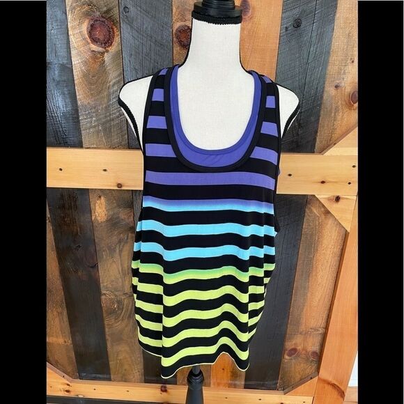 PRO PLAYER connected 2 piece yoga style top, sz L - Picture 1 of 9